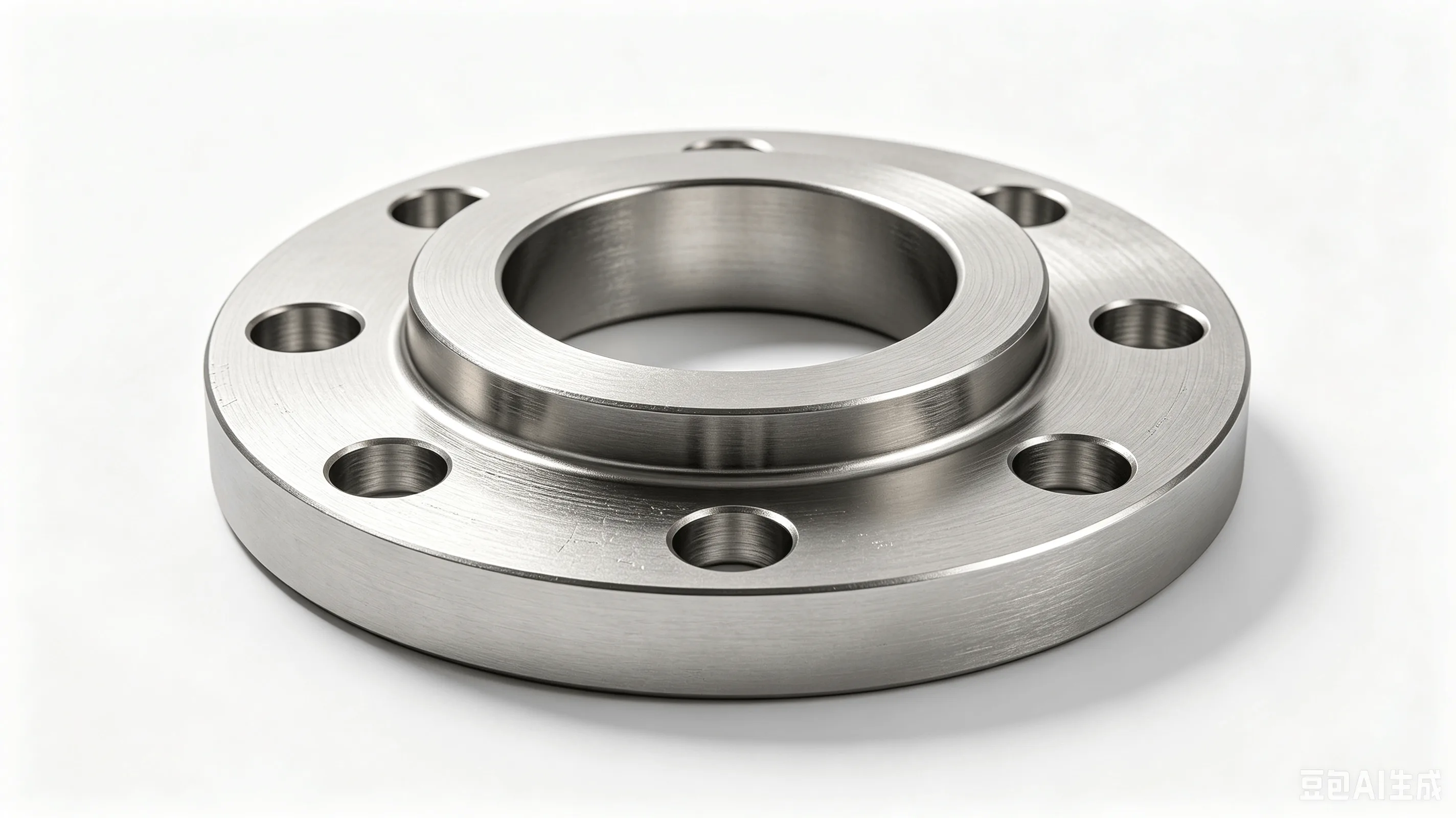 Titanium ASME B16.5 blind flange with machined sealing face and bolt holes