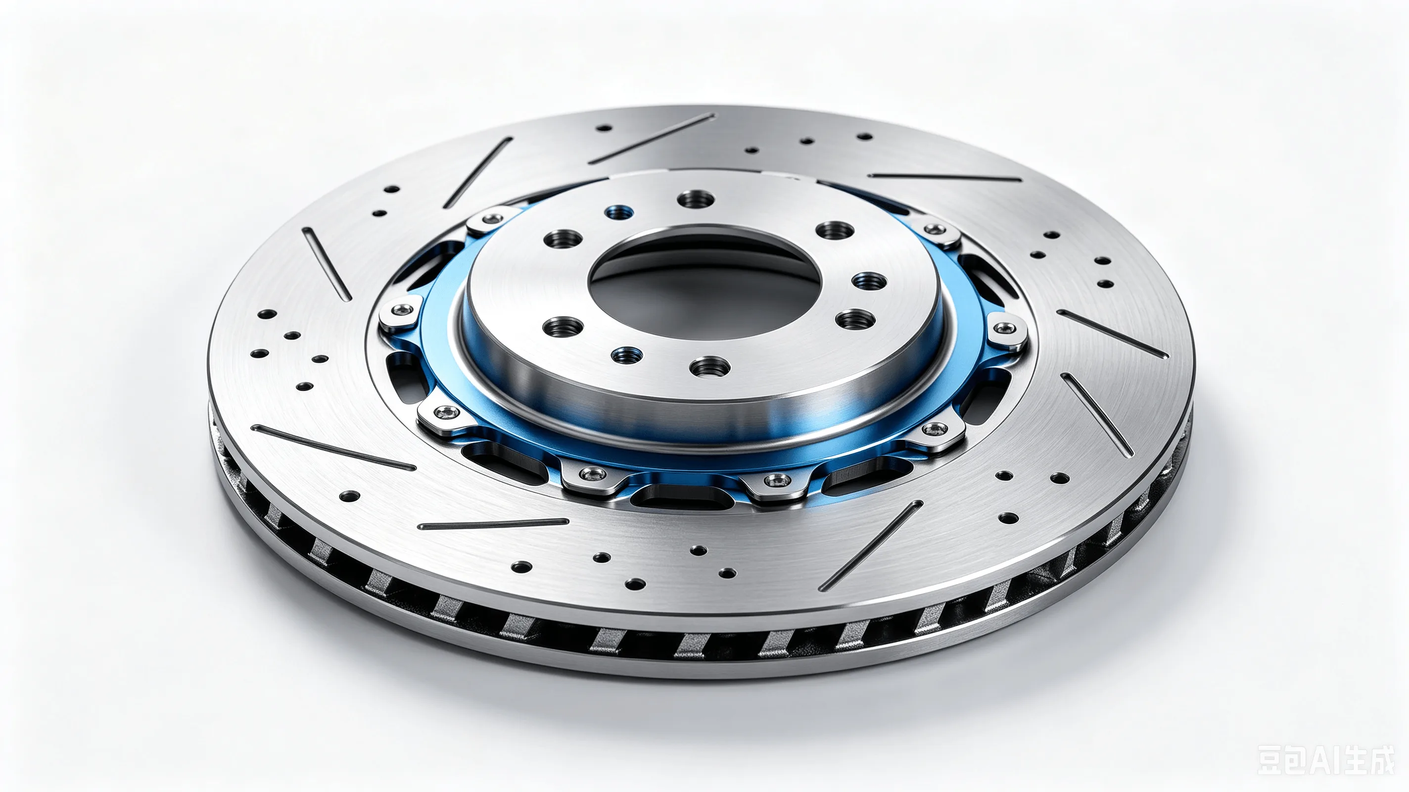 Titanium Brake Rotor (Disc) — Grade 5 Ti-6Al-4V Product Rendering