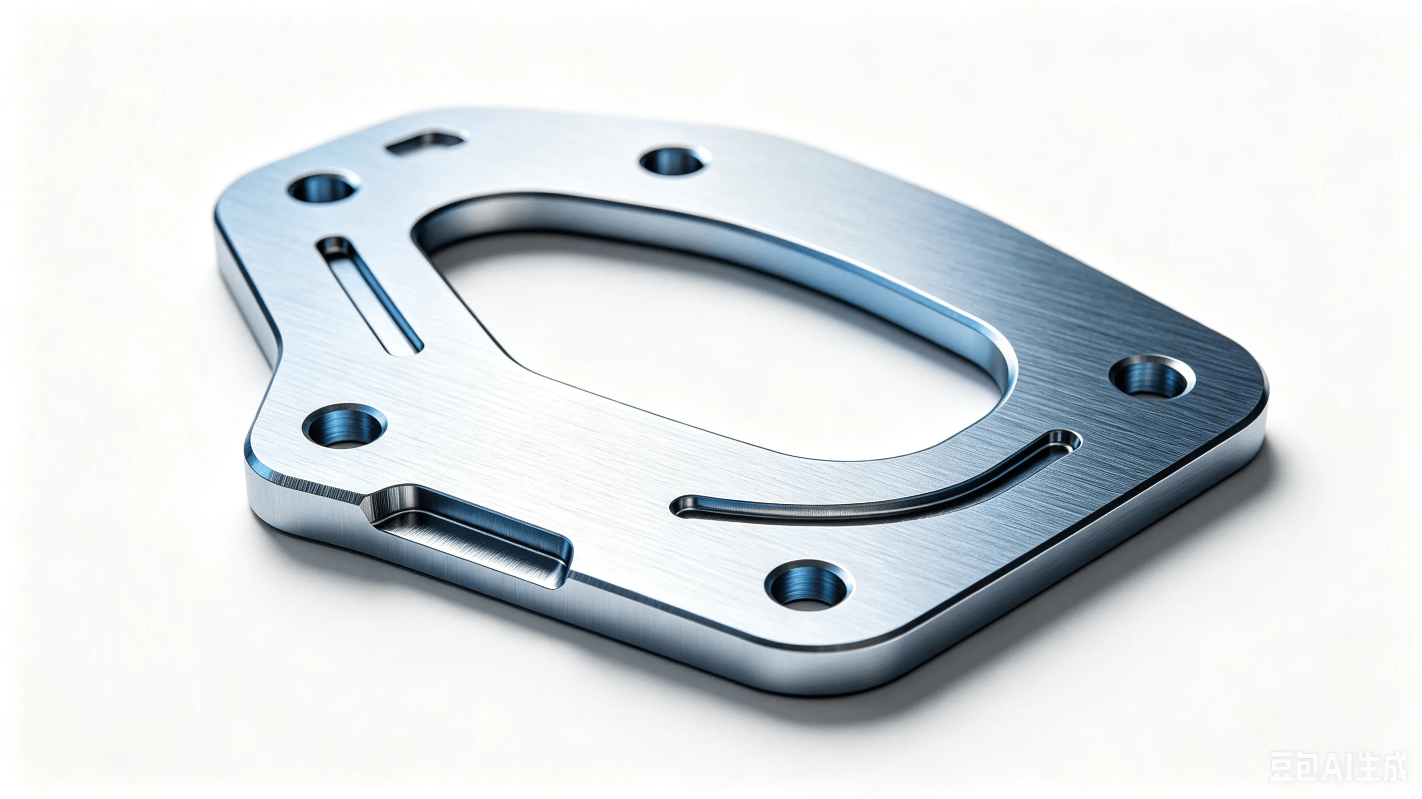 Titanium Camber Adjustment Shim — Grade 5 Ti-6Al-4V Product Rendering