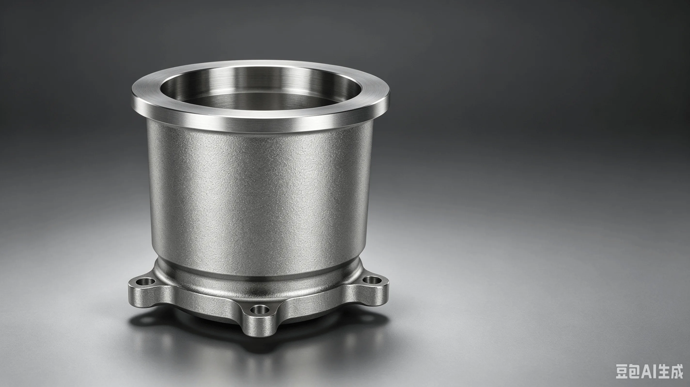 Titanium Chamber Liner (Upper) — Grade 2 CP-Ti Product Rendering