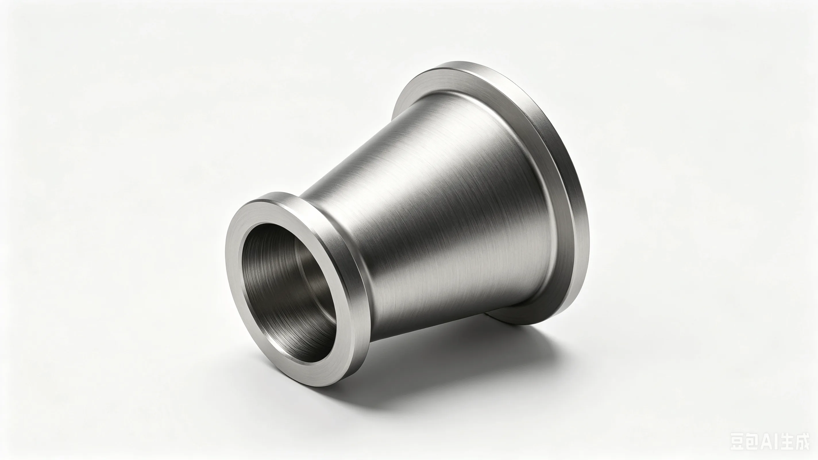 Titanium Concentric Reducer — Grade 2 CP-Ti Product Rendering