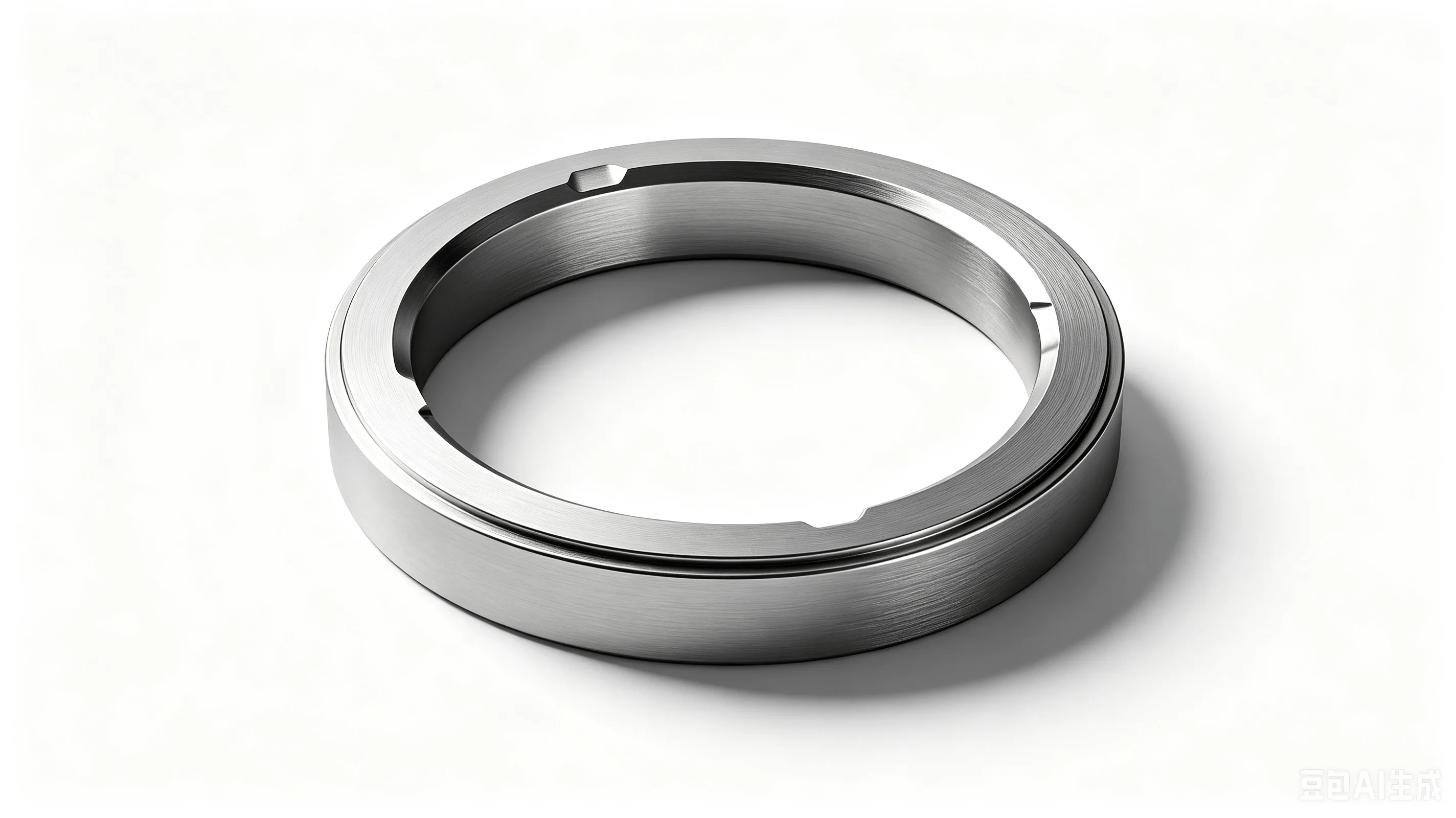 Titanium Conflat Knife-Edge Ring — Grade 5 Ti-6Al-4V Product Rendering