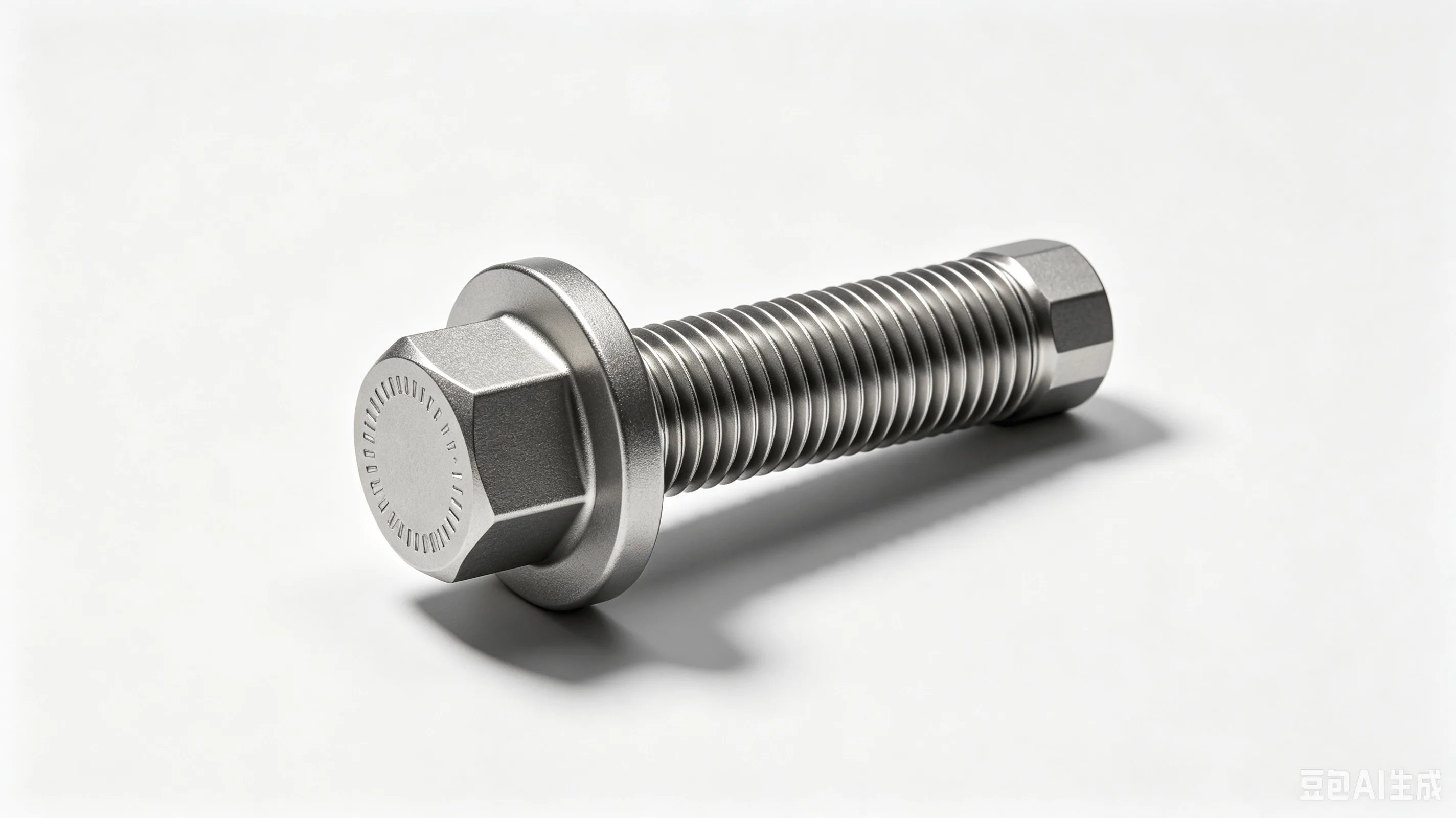 Titanium Disc Brake Rotor Bolt — Grade 5 Ti-6Al-4V Product Rendering