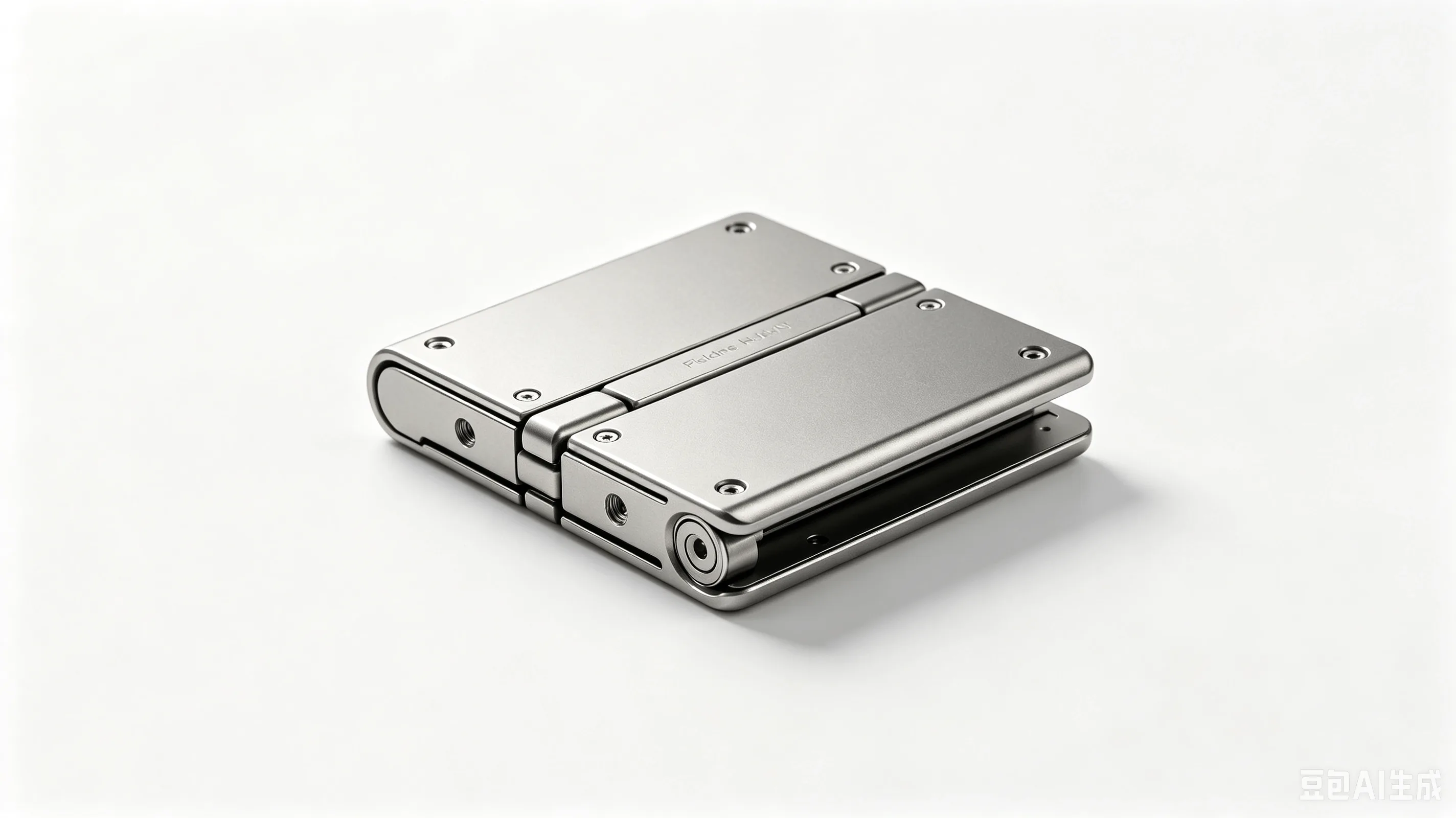 Titanium Foldable Phone Hinge — Grade 5 Ti-6Al-4V Product Rendering