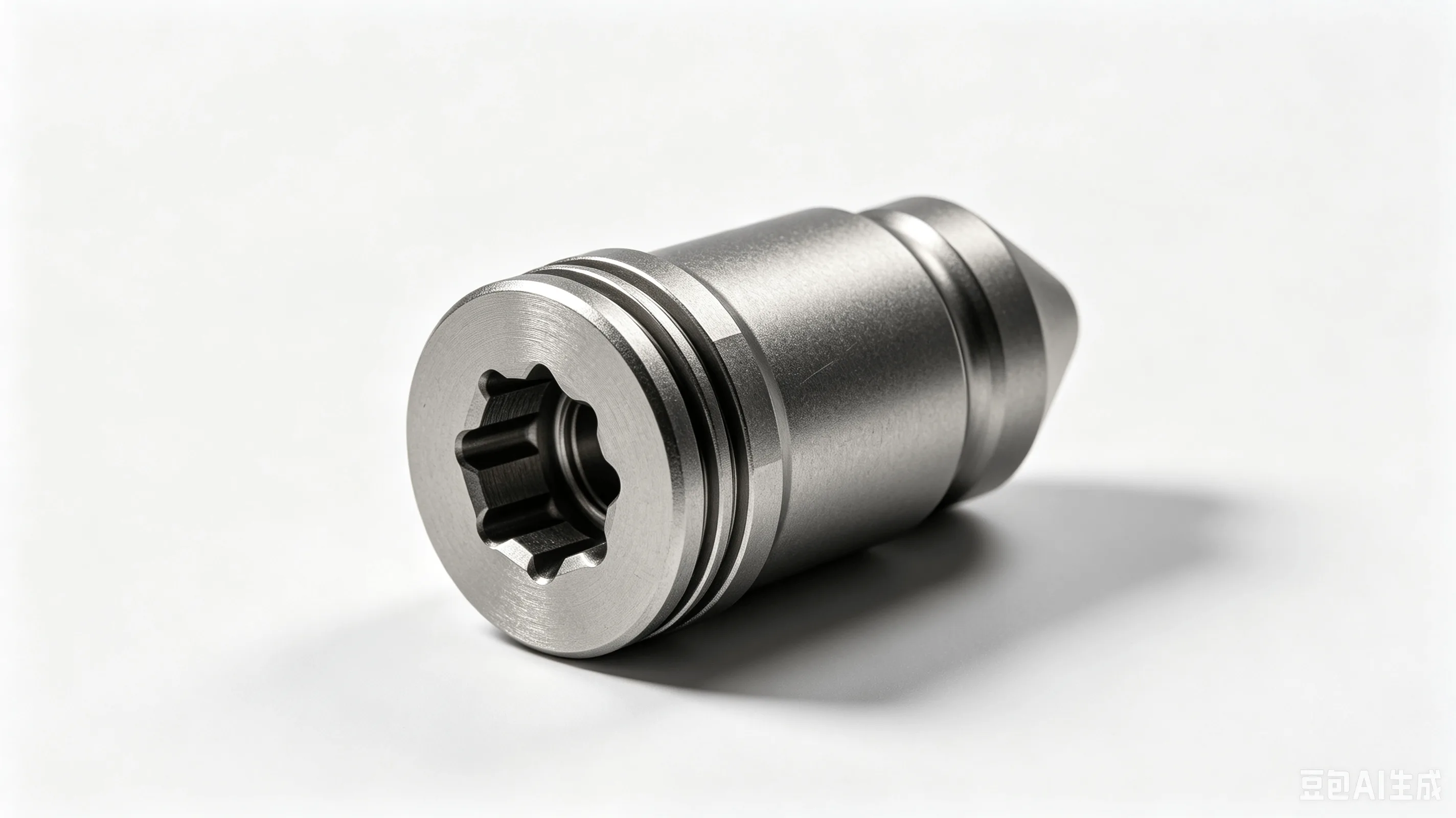 Titanium Handlebar End Plug — Grade 5 Ti-6Al-4V Product Rendering