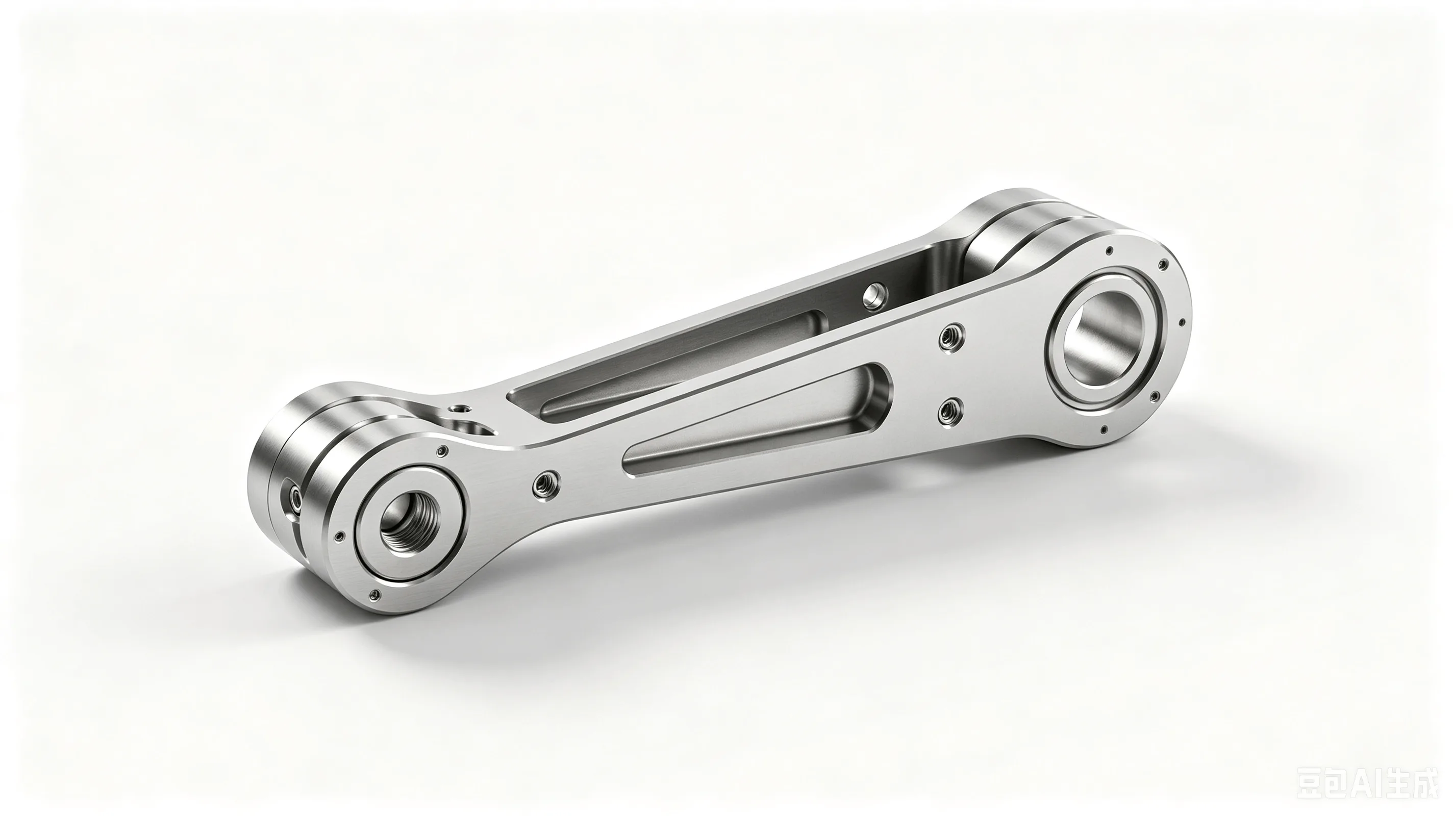 Titanium MOCVD Susceptor Support Arm — Grade 5 Ti-6Al-4V Product Rendering