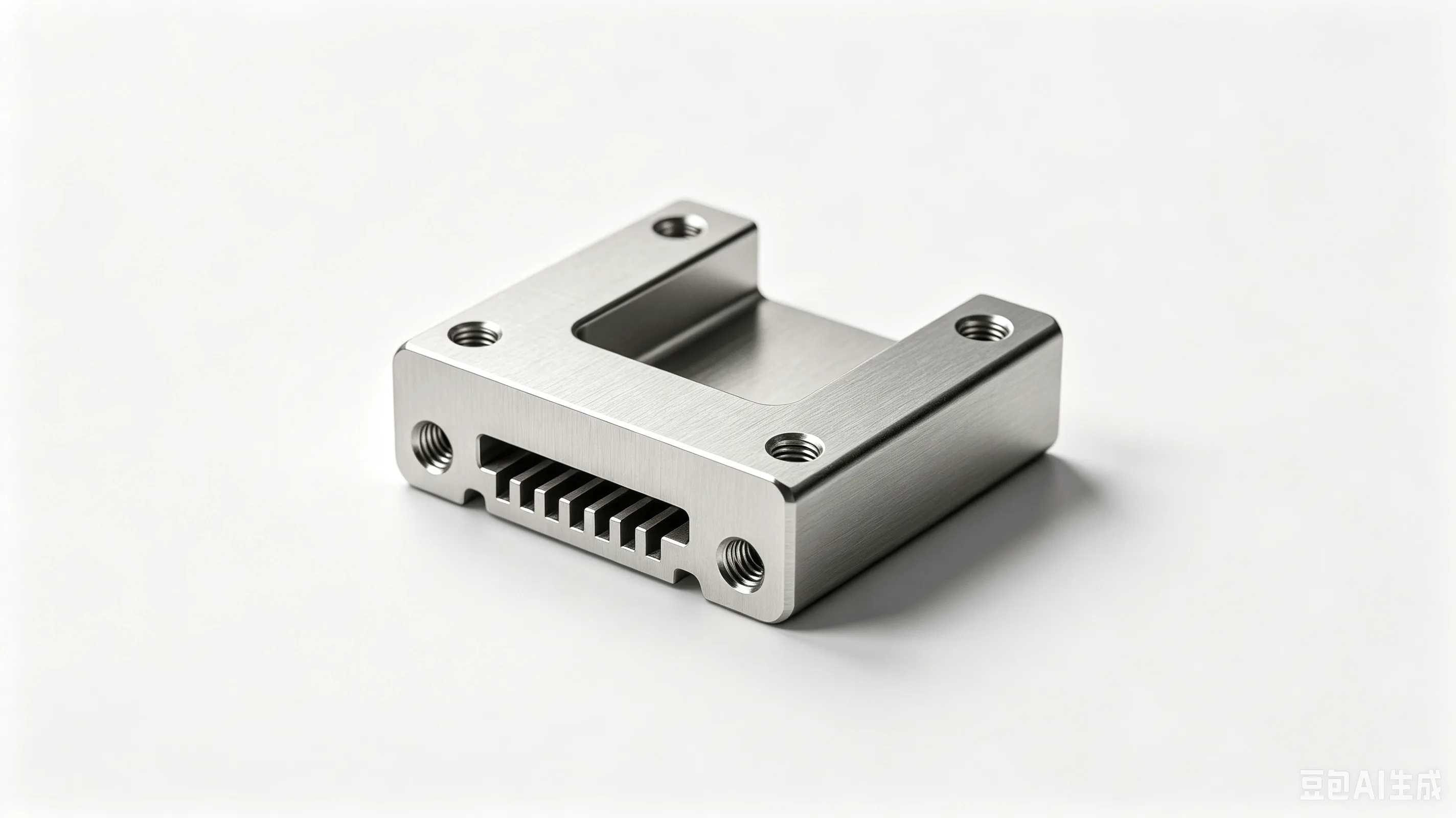 Titanium PCB Edge Grip — Grade 2 CP-Ti Product Rendering