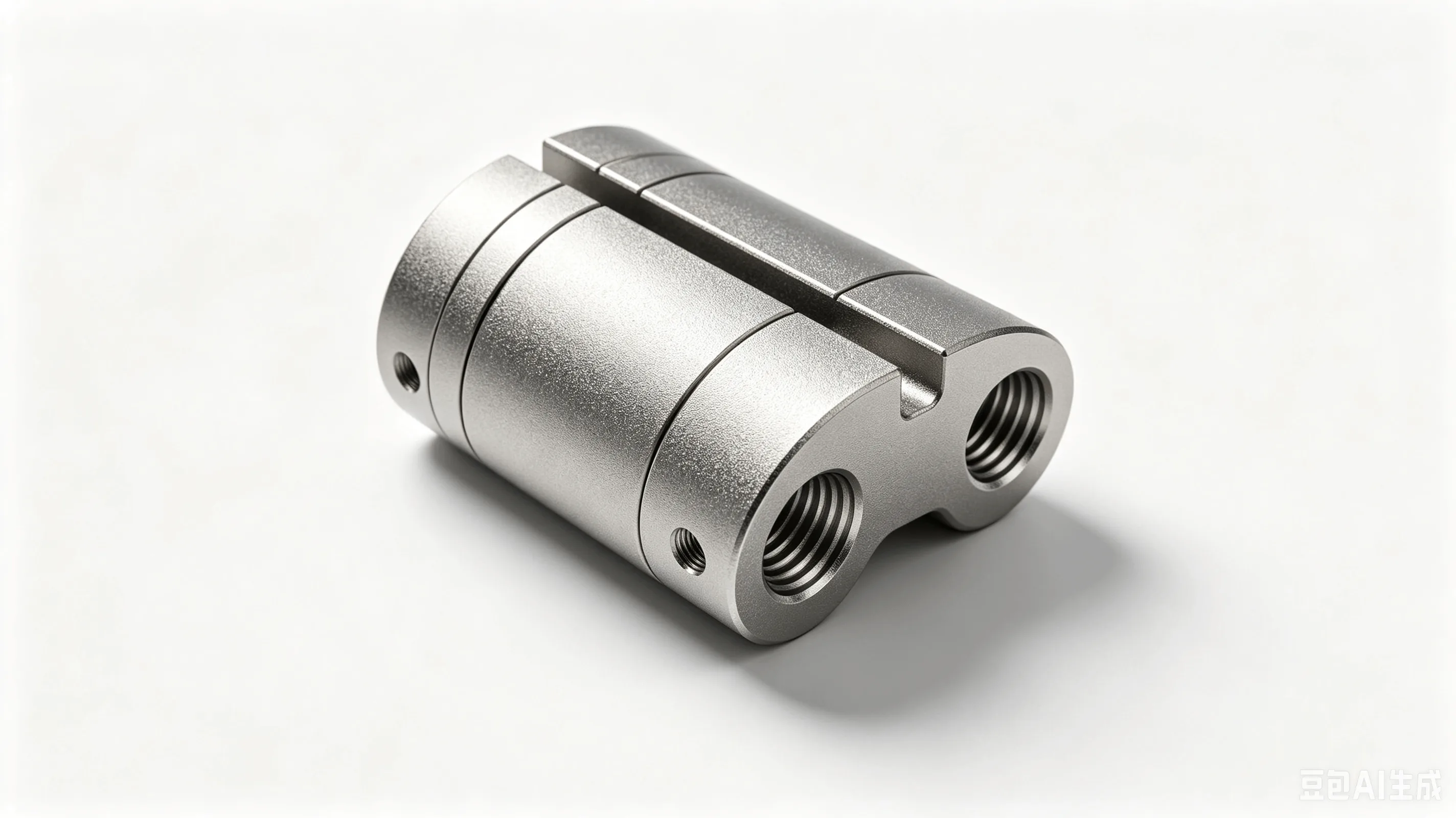 Titanium Slit-Valve Protection Shunt — Grade 2 CP-Ti Product Rendering