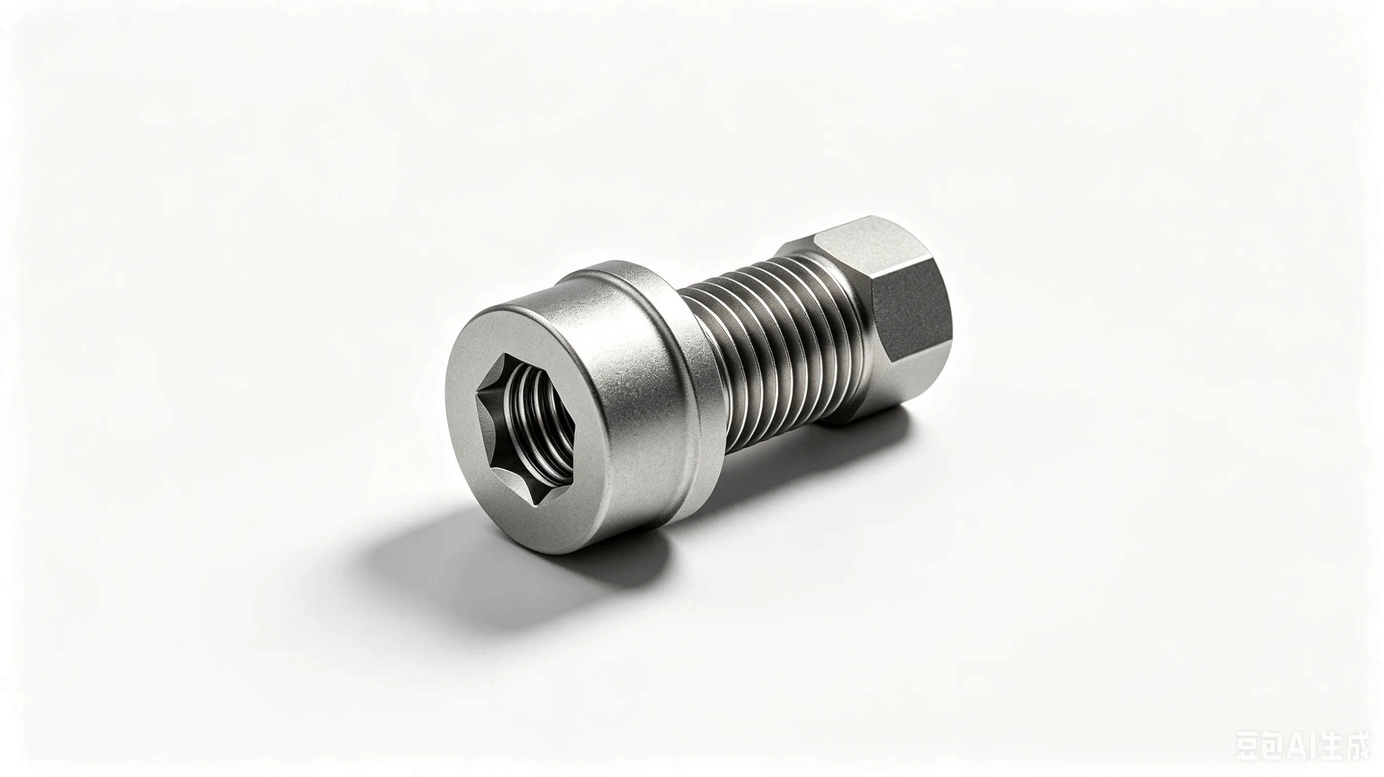 Titanium Stem Faceplate Bolt — Grade 5 Ti-6Al-4V Product Rendering