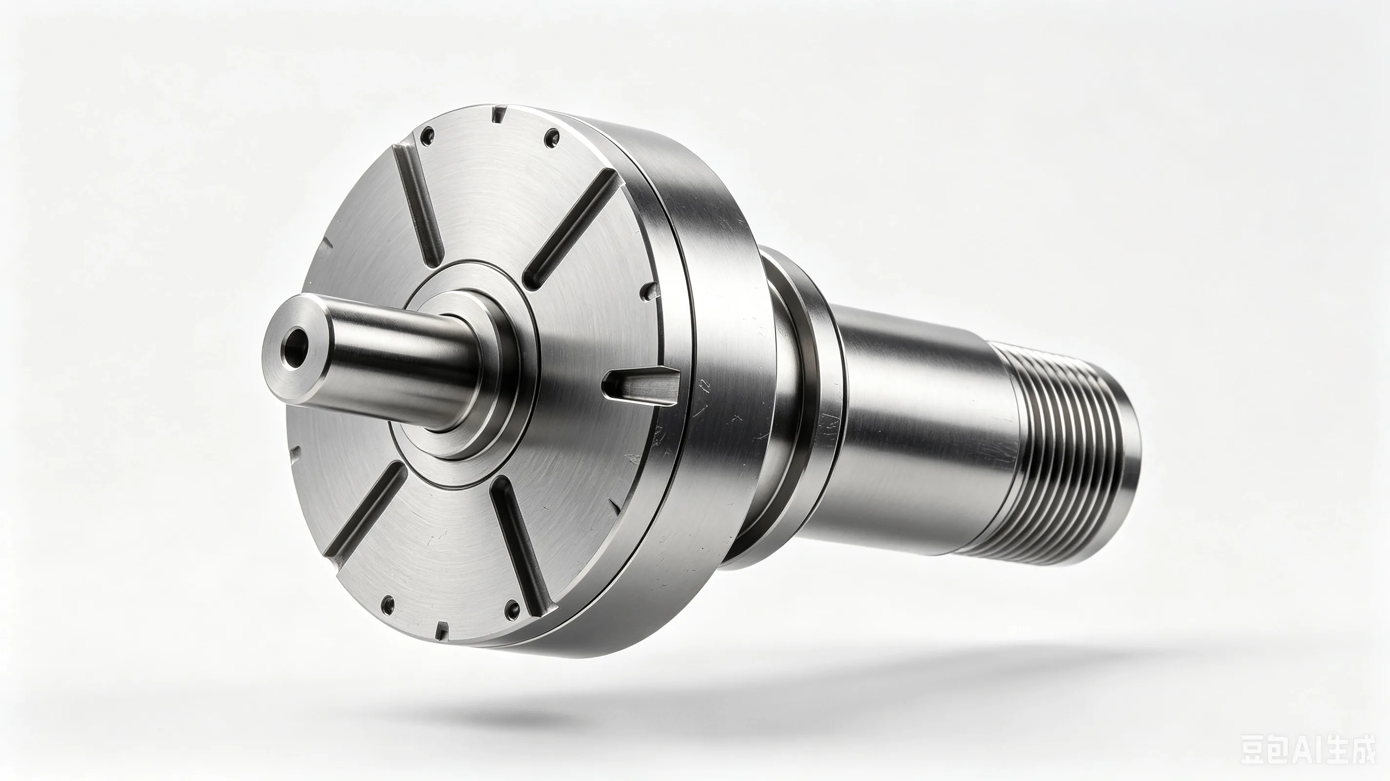Titanium Ultrasonic Rotary Horn — Grade 5 Ti-6Al-4V Product Rendering