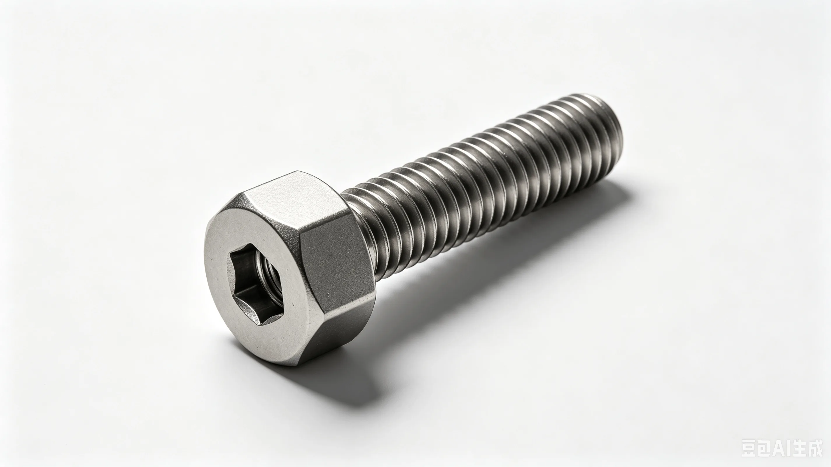 Titanium Water Bottle Cage Bolt — Grade 5 Ti-6Al-4V Product Rendering