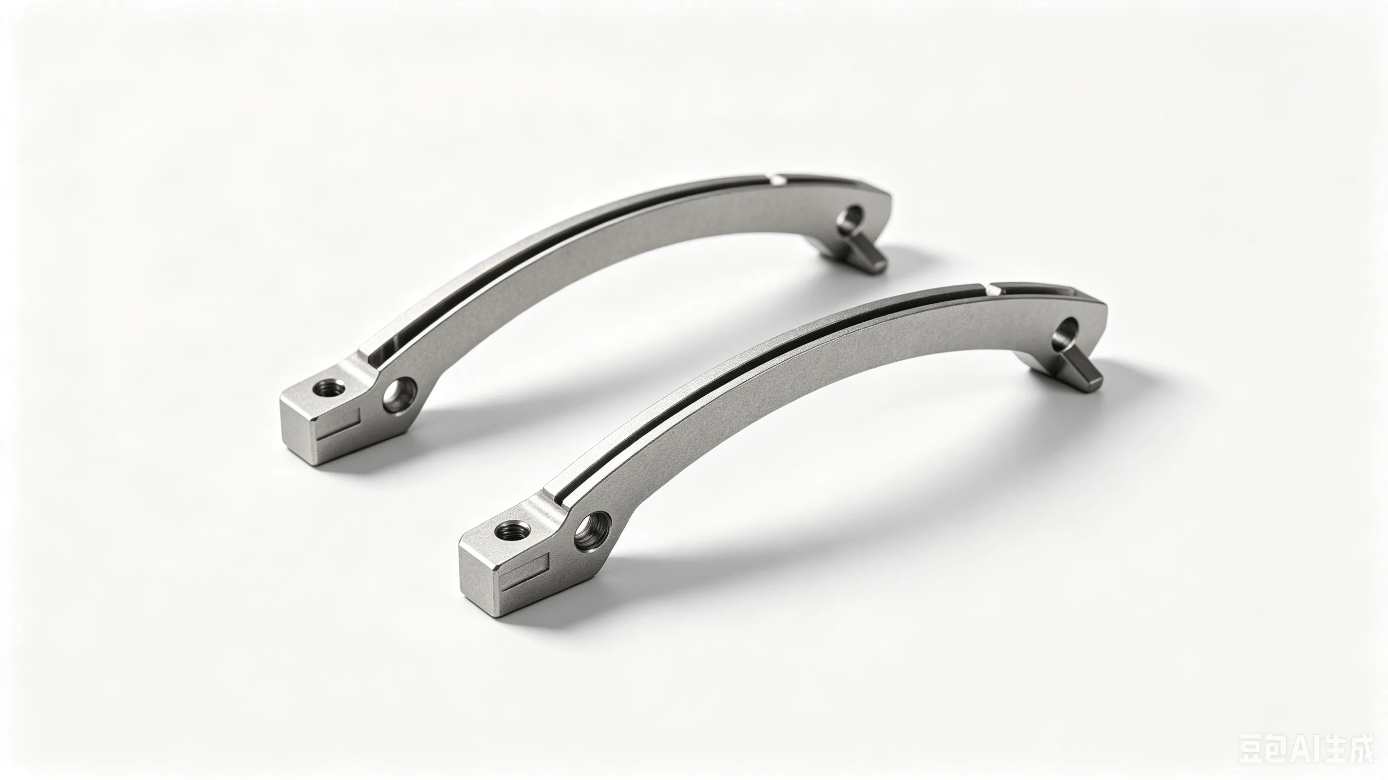 Titanium Wheel Hub Pawl Spring — Grade 5 Ti-6Al-4V Product Rendering