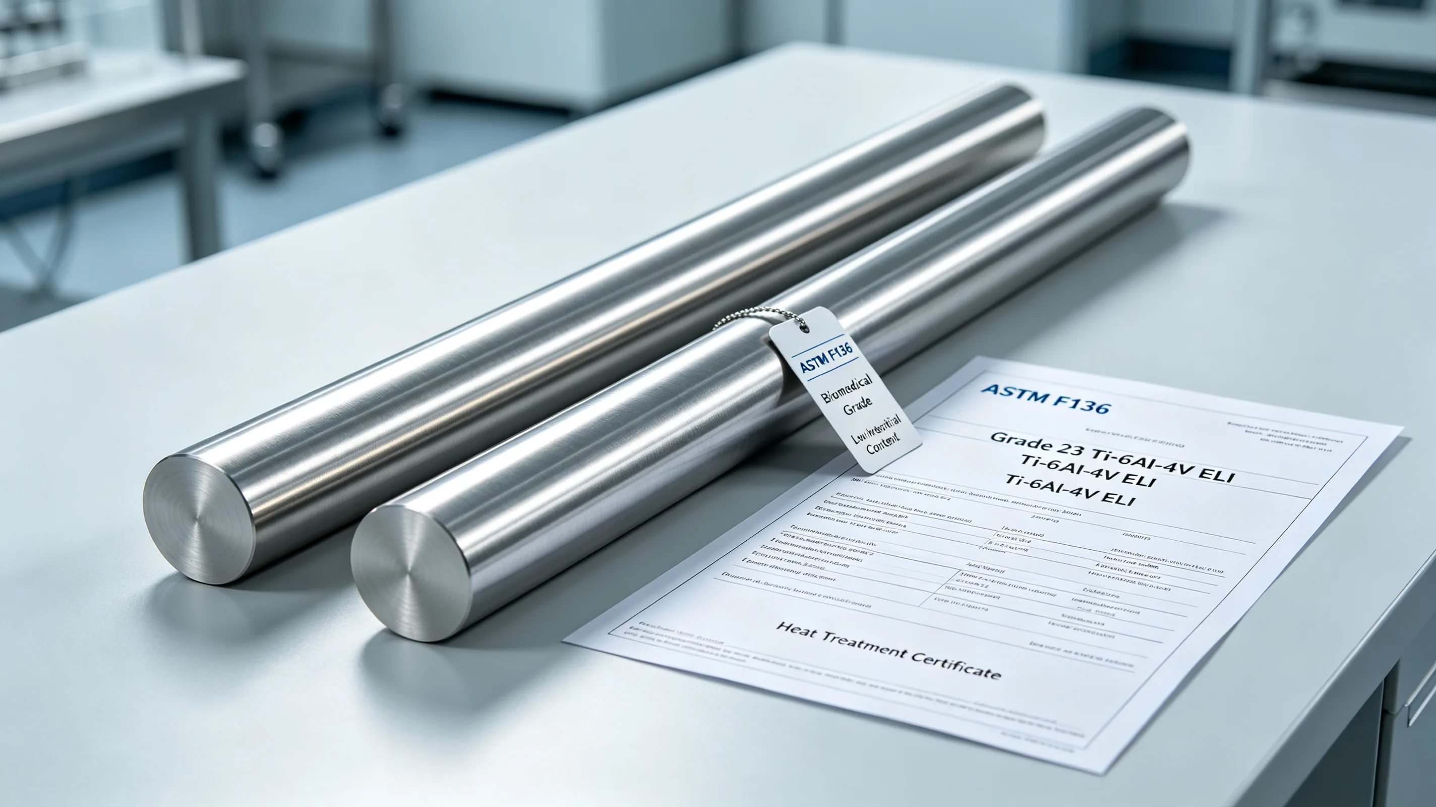 ASTM B861 titanium seamless pipe sections with NPS size markings