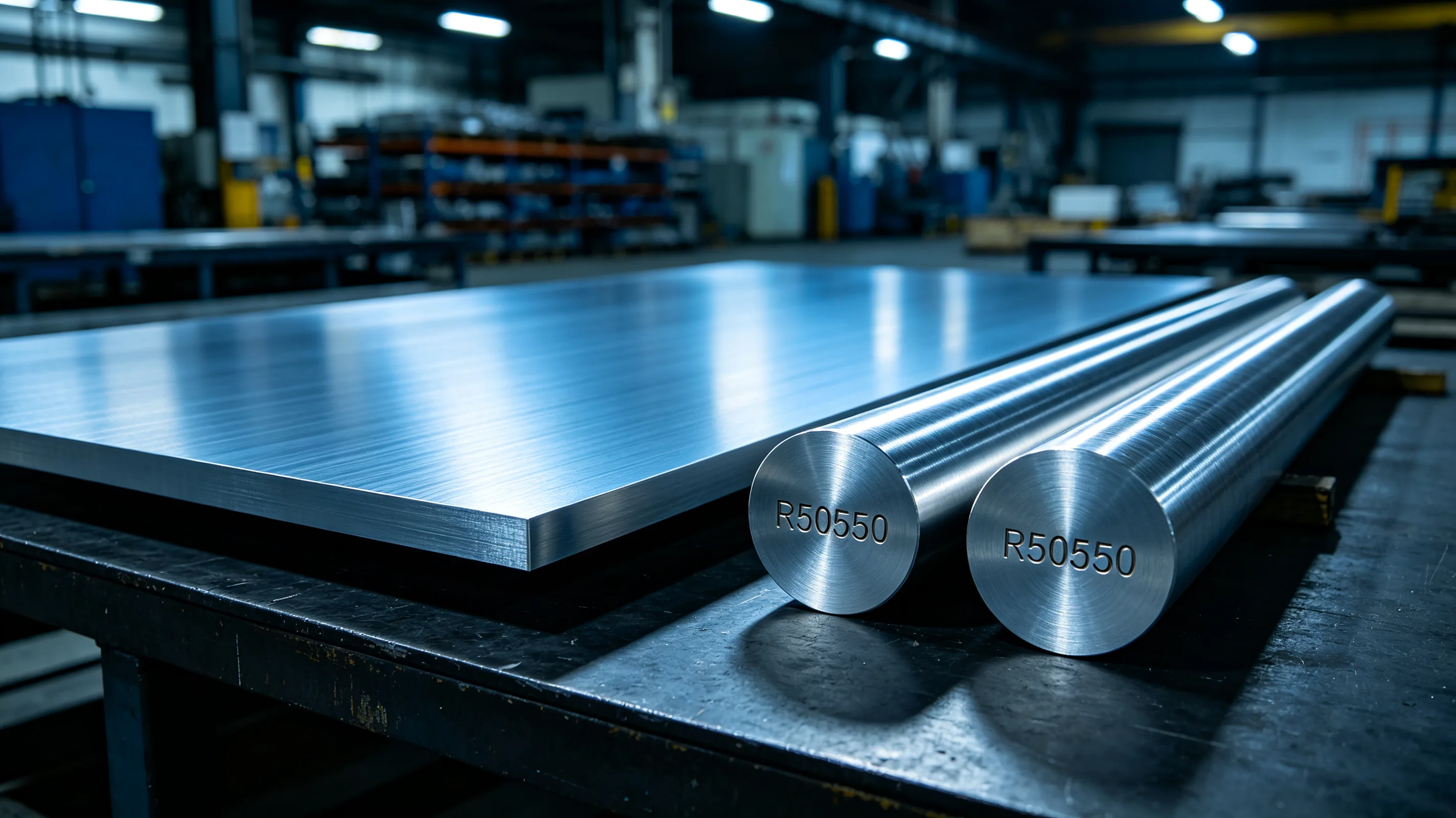Grade 3 commercially pure titanium plate and bar stock for industrial applications