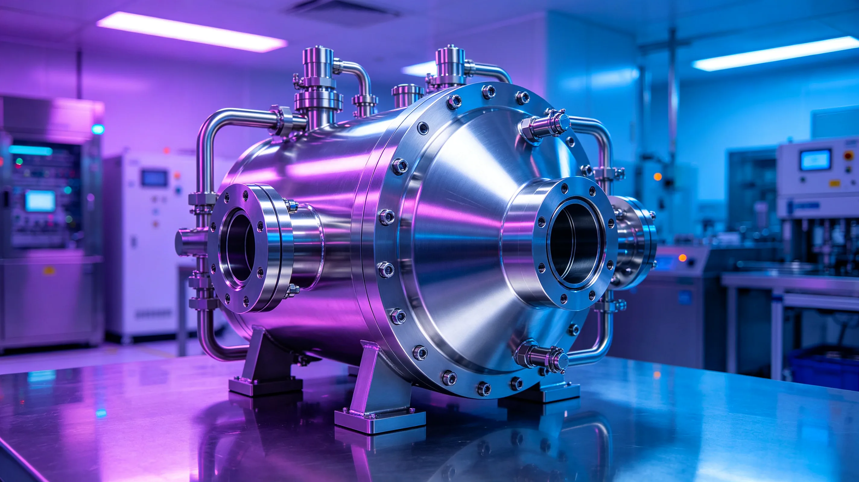 Precision titanium component for semiconductor equipment