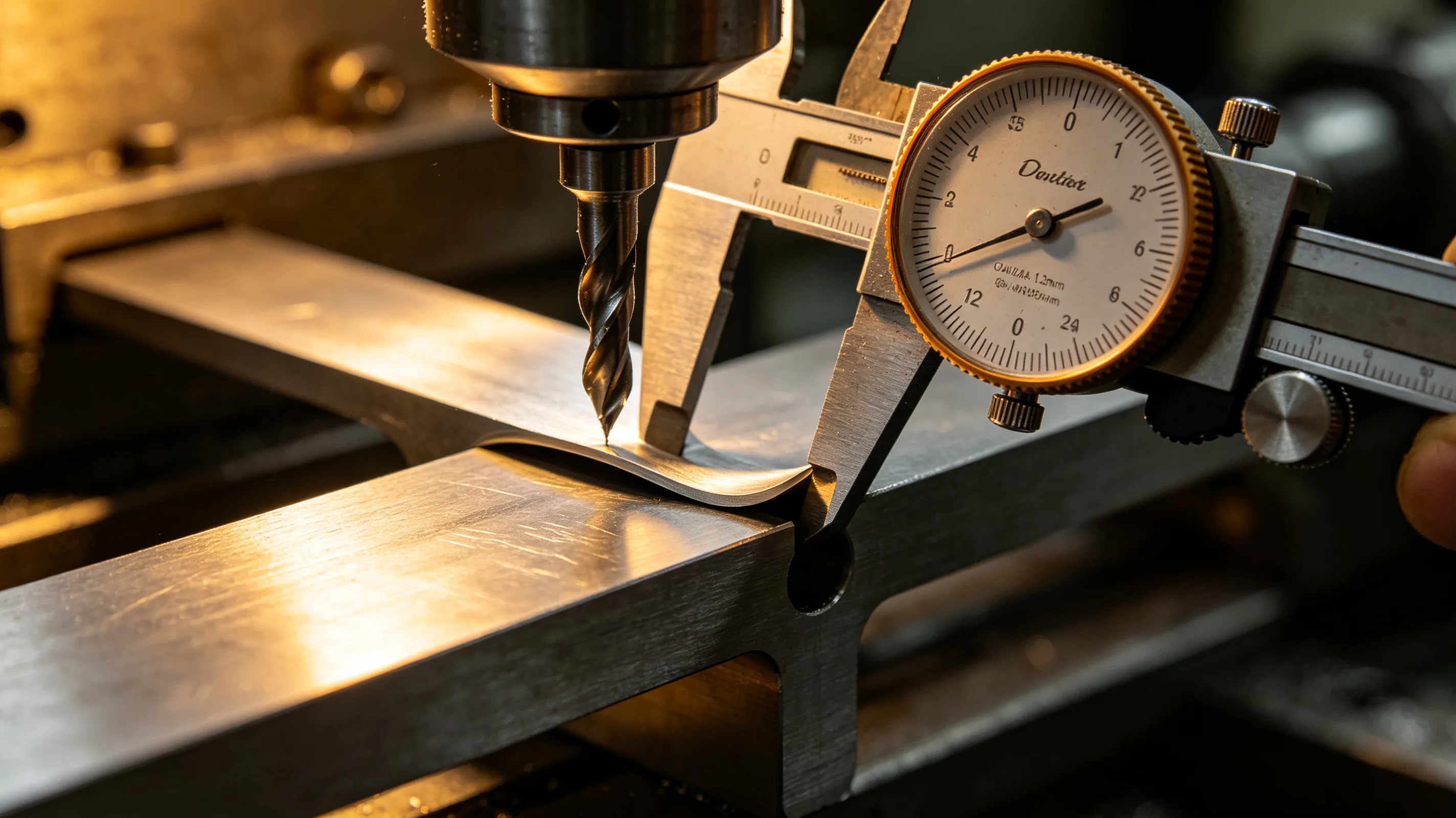 Thin-wall titanium component during precision CNC machining