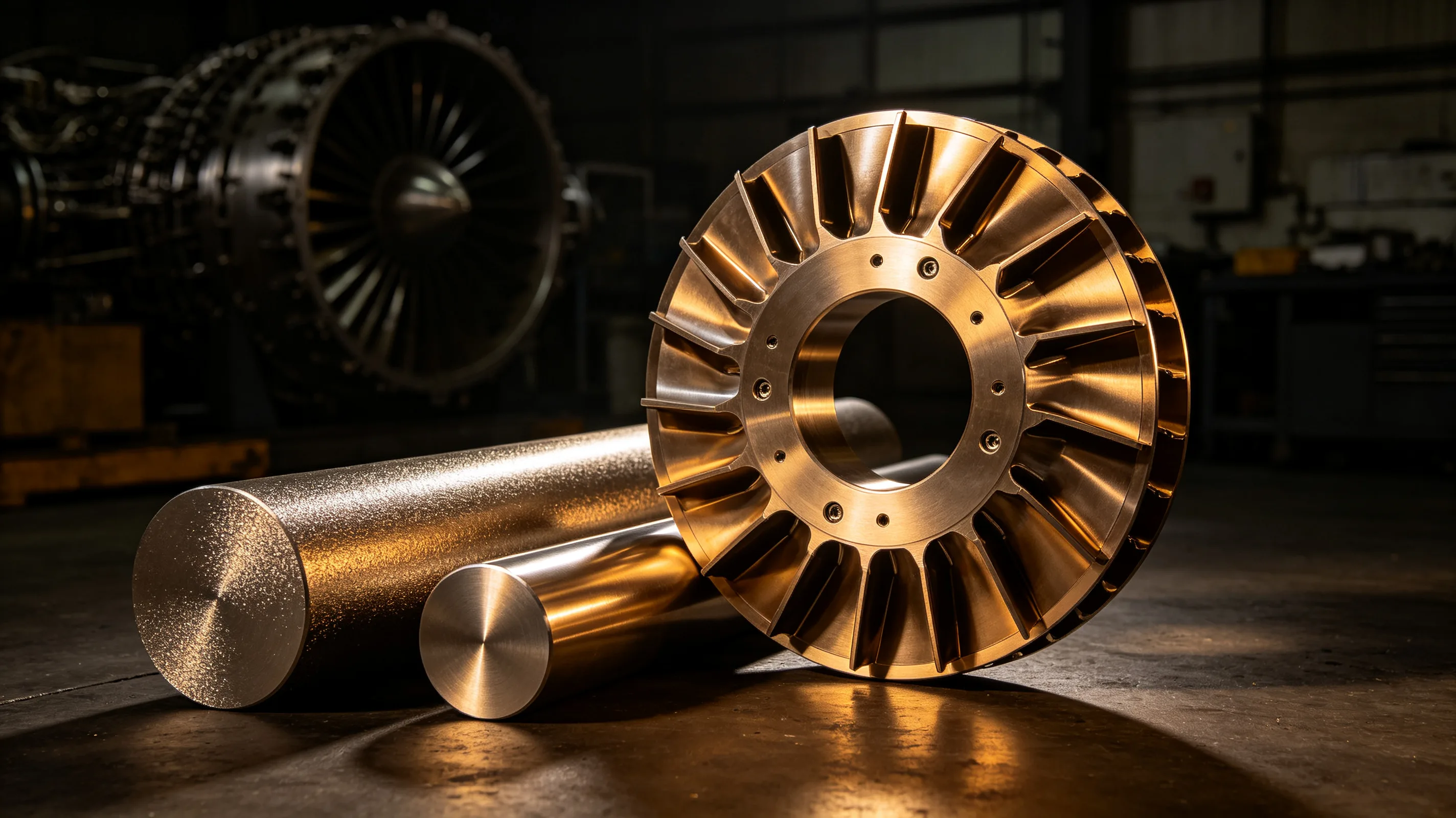 Ti-6242 titanium alloy bar stock and forged components for aerospace engine applications