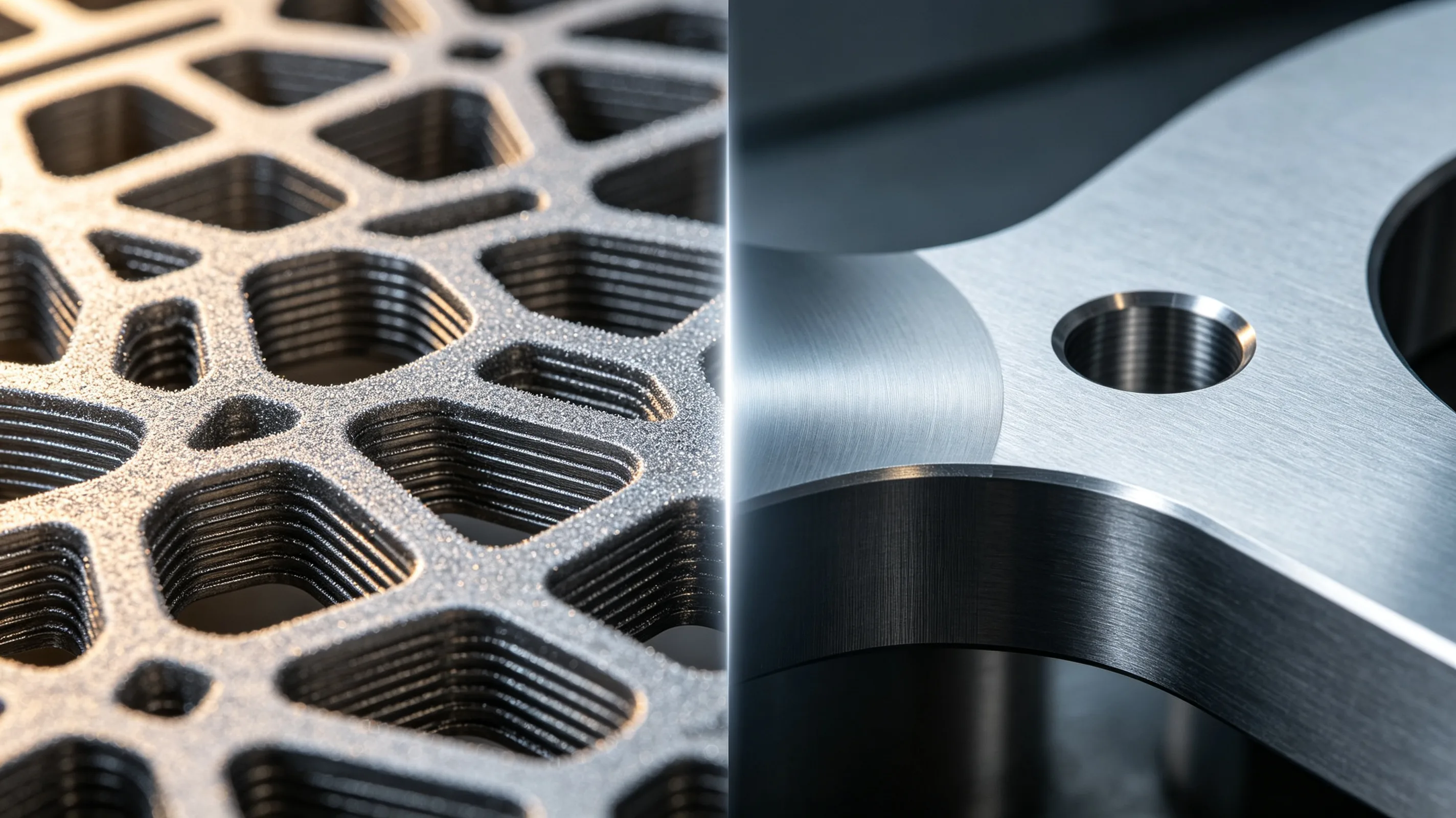 Titanium additive manufactured component with machined surfaces