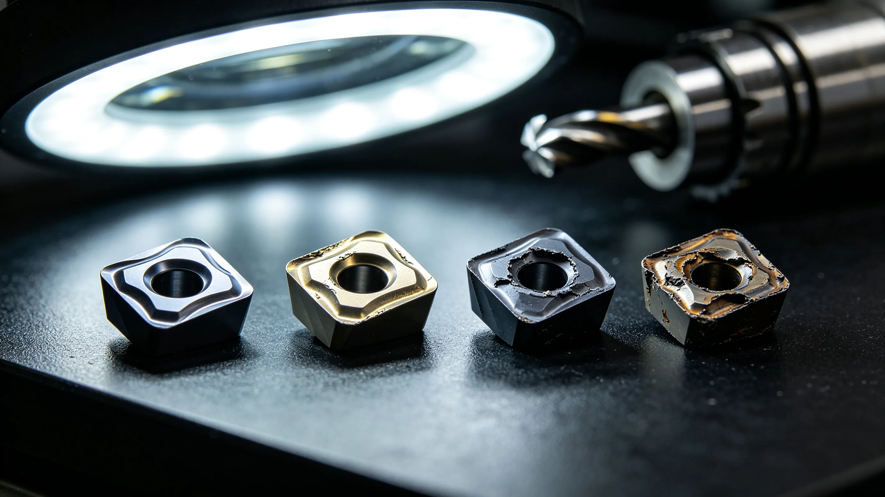 Precision cutting tools used for titanium CNC machining