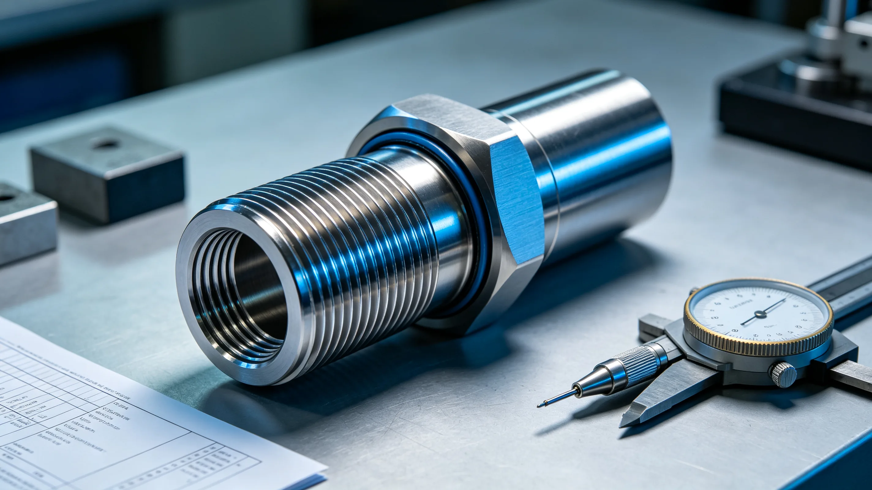 Titanium Valve Stem Machining Process and Precision