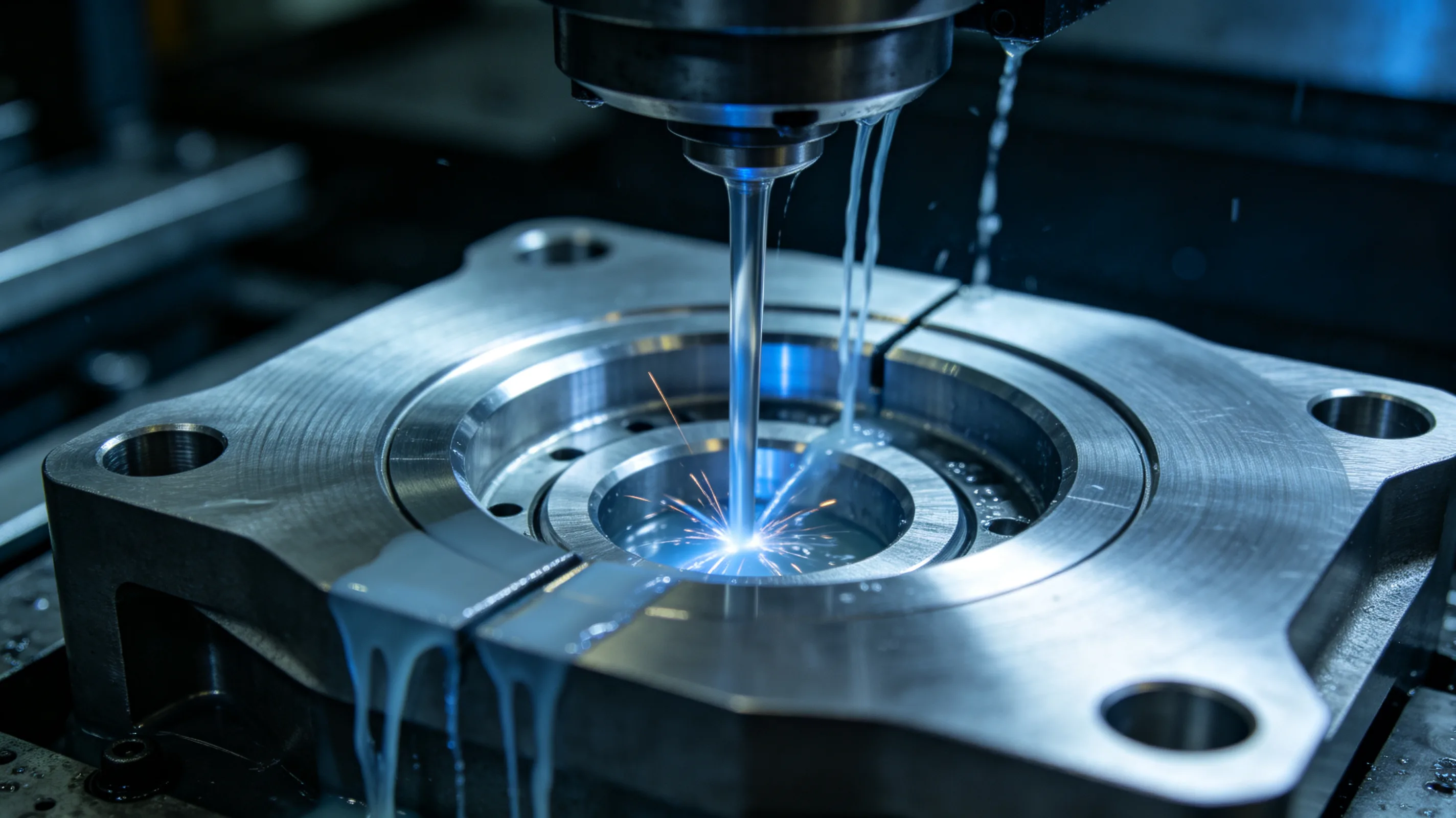 Titanium wire edm bearing seats