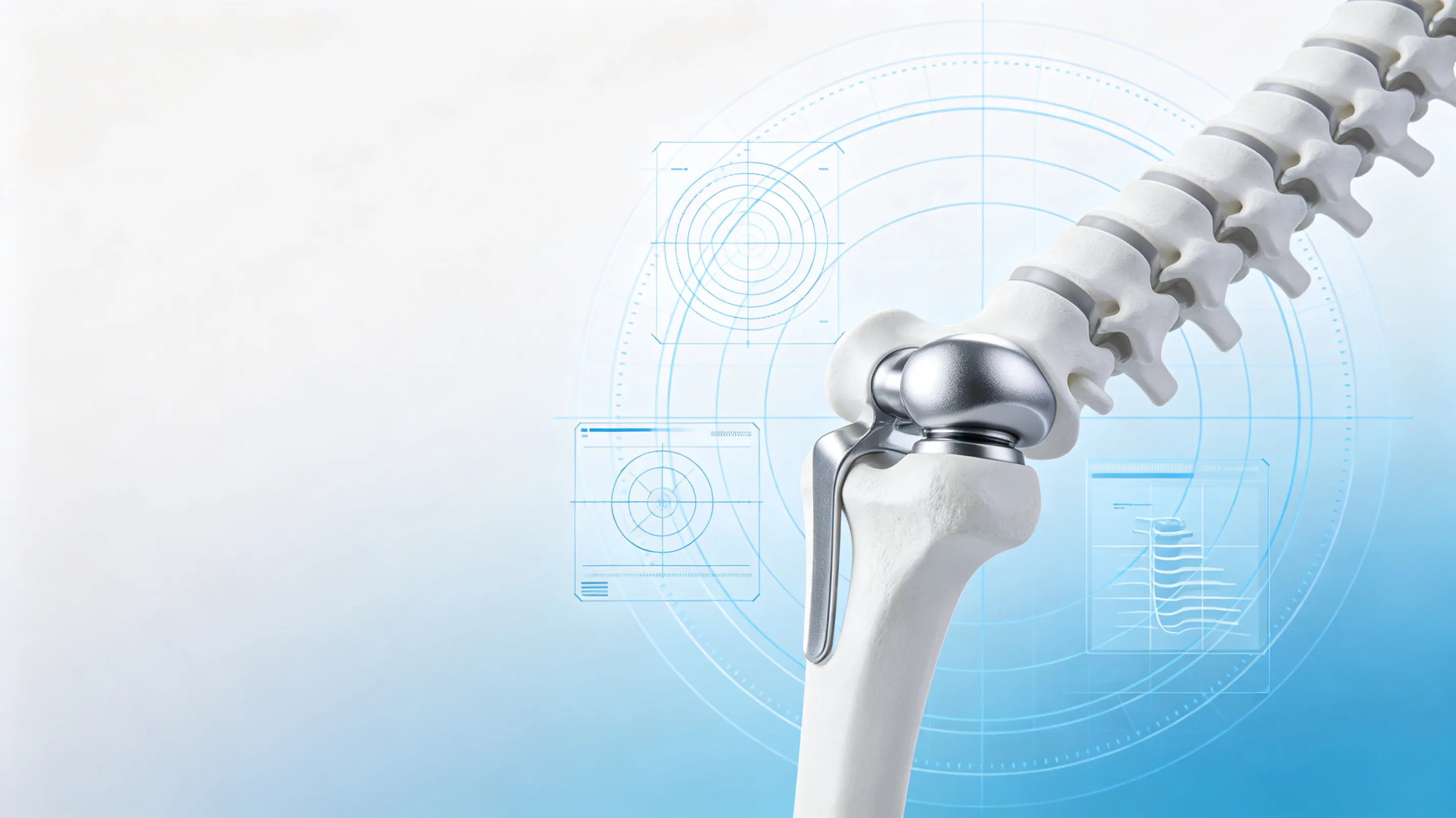 Titanium medical orthopedic implants and surgical instruments